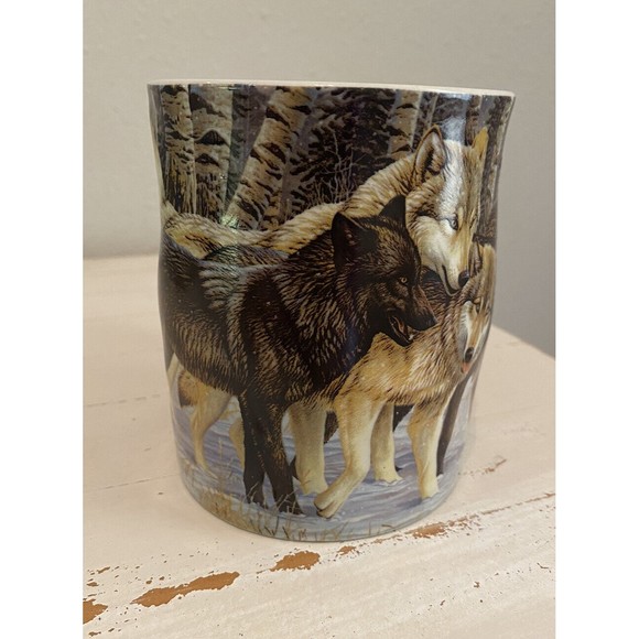 Rivers Edge 3D Wolf Cynthie Fisher Coffee Mug Cup Used - Picture 6 of 11
